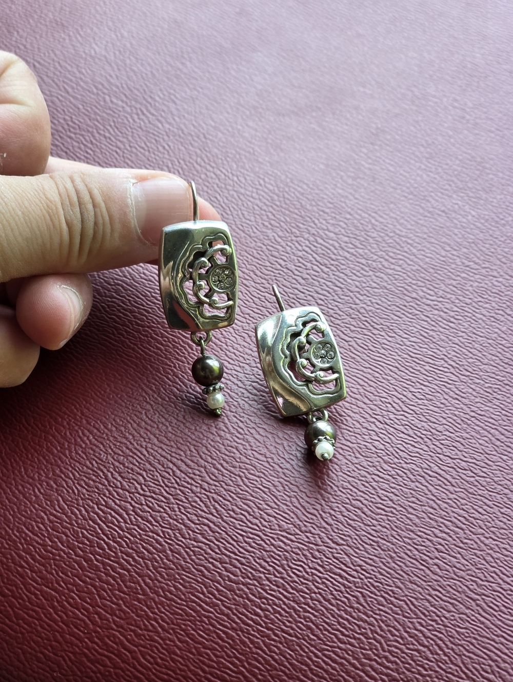 Silver Tone Earrings